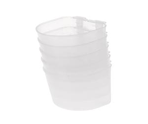 5-Pack Hanging Cups for Small Birds Feeding Food Bowl Cup Bird Cage Water Bowls Carrier Backpacks for Cats