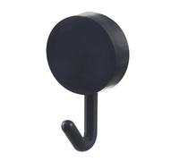 5 Pack Heavy-Duty Adhesive Wall Hooks No Drilling Required for Coats Bags Towels Bathroom Kitchen Home Accessories Black Strong and