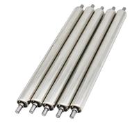 5-Pack Heavy-Duty Conveyor Rollers - Steel Rollers 1"/1.5"/2"/2.4" Diameter for Infeed/Outfeed Tables, Factory, and DIY Projects - Sizes from 4" to 40" (2.4" Diameter)
