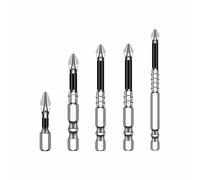 5 Pack High-Magnetic Screwdriver Drill Bit Set, Magnetic Screwdriver Bits Anti Slip Precision & Durable Alloy Steel Screw Holder for Electric Drivers & Drills (2.5cm+5cm+6.5cm+7cm+9cm)
