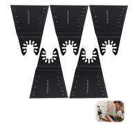 5-Pack High-Performance Oscillating Saw Blades for dewalt multi tool blades 8mm High Carbon Steel Multi Tool Blades Plastic and Soft Metal Quick Release Compatible with Dewalt