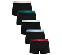 5 Pack Icon Relaxed Fit Trunks Black (Red/Blue/Green/Dark Green/Pink) XXL