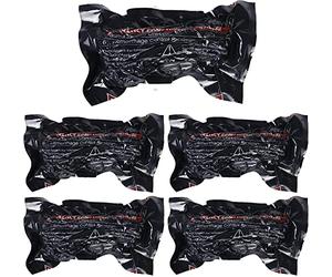 5 Pack Israeli Bandage 6 inch, Hemostatic Compression Bandages with Sterile Double Vacuum Sealed, Emergency Pressure Trauma Dressing Military Combat Tactical First Aid Kit IFAK Supplies