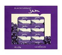( 5 Pack ) Lichfields Blackcurrant Jam Individual Portions 20 x 20g