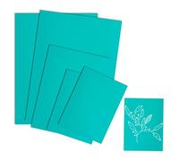 5 Pack Lino Printing Kit, Lino Sheets Printing Plates - Mixed Sizes Soft Linocut Sheets Linoleum for Engraving and Printmaking, Easy-Carve Linoleum Surface for Creative Craft and DIY Art (2A4+A5+2A6)