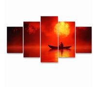 5 Pack Luminous Moon Paint by Numbers for Adults Three Sizes YCBZ-5155
