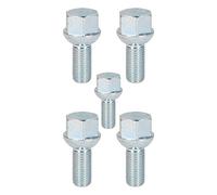 5 Pack M12 x 1.5 Trailer Wheel Spherical Bolt for Ifor Williams Indespension