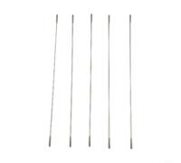 5 Pack M2 Threaded Pushrods 150 200 250 300mm Control Rods for RC Plane Glider Fixed Wing Aircraft Replacement Accessories(150mm)