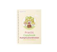 5 Pack Magic Grooved Writing Practice Groove Training Copybook For Kids Reusable Apply To Homeschool Classrooms transcribe(Multiplication division)