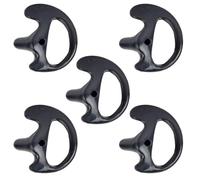 5 Pack Medium Size Earmold for Left Ear, Replacement Ear Mold Earplug Ear Insert for Motorola Kenwood Two Way Radio Surveillance Earpiece Headset Acoustic Coil Tube Audio Kits