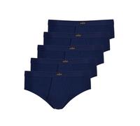 5 Pack Men's Brief with Fly Cotton by Schöller Size M-3XL Neptune Blue