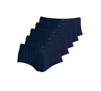 5 Pack Men's Brief with Fly Cotton by Schöller Size M-3XL Neptune Blue-Blue Grey