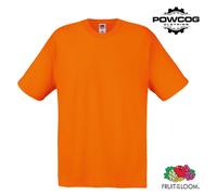 5 PACK Mens T-Shirt Fruit of the Loom Plain Cotton Crew Casual Tee Shirt Top