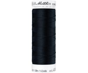 5 Pack - Mettler Seraflex Elastic Thread 50wt 142yd-Black - 7840-4000