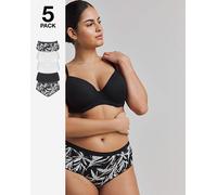 5 Pack Micro Midi Briefs Mono 8/10