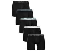 5 Pack Microfiber Stretch Boxer Briefs Black (Multi) M