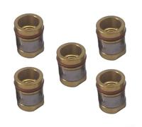5-Pack MIG Welding Gas Diffuser Adapter 169-729, Copper Nozzle for Miller M-10/M-15 and For Hobart H-Series, Standard Size Replacement Parts
