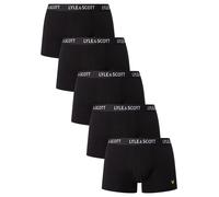 Lyle & Scott Mens 5 pack Miller Trunks Black L