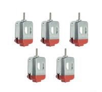5 Pack Mini DC Motors 130 for Remote Control and Hobby Projects Rated Voltage DC3V and 12V, Speed Range 3000 to 12000 RPM