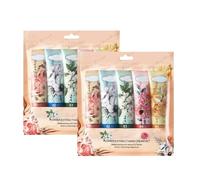 5 Pack Mini Hand Cream, Hand Cream Set for Women, Natural Plant Fragrance Moisturising Cream for Dry Cracked Hands, Travel Size, Gifts for Women, Birthday, Christmas Gifts (2)