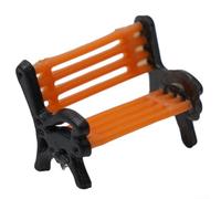 5 Pack Miniature Park Street Settee for Model Railway Layout HO Gauge Station for platform Decor Realistic Seated Figures