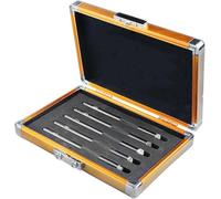 5 Pack Mohs Hardness Test Kit, Portable Hardness Testing Equipment, 5-9 Scratch Tester Industrial, Mineral Identification, for Testing Mineral Jewellery Jade Glass Ceramic Tile Concrete