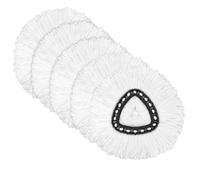 5 Pack Mop Head Replacement, Mop Head Compatible for Vlieda Turbo EasyWring 1-Tank System, Triangle Swivel Mops, Microfiber, Machine Washable and Easy to Replace