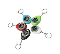5 Pack Multifunctional Small Compasses Random Color with Accurate Bearing for Wilderness Exploration Portable Size Camping Compasses
