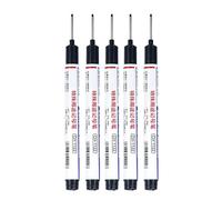 5 Pack Multiple Surfaces Marking Tool Set with Fine Tip Design Perfect for Narrow Space in Manufacturing Projects Woodworking Marking Pen