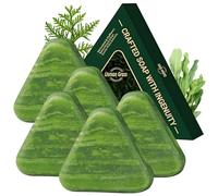 5 Pack Nature Triangle Shampoo Bar, Nature Seven Green Soap Shampoo Triangle, NatureTriangleShampoo Bar Herbal ShampooBar For Hair Care For Women and Mens, Ultimate Solution for Healthy Hair Growth
