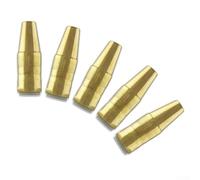 5-Pack NST-3818B Welding Nozzles for Bernard Q-Gas For Centerfire Slim Models Supporting DS-1 Gas Diffuser and Series Conical Electrode Integration