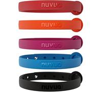 5 Pack Nuvuq Comfortable, Soft and Light Cat Collar with Breakaway Snap Button (Blue, Pink, Red, Black and Orange)