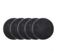 5 Pack Nylon Scouring For Pads 4 Inch Diameter for Industrial Polishing Deburring and Preparation on Metal Wood and Composite Materials (Blue(Grey(800#))