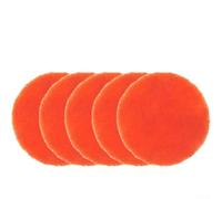 5 Pack Nylon Scouring For Pads 4 Inch Diameter for Industrial Polishing Deburring and Preparation on Metal Wood and Composite Materials (Blue(Orange(3000#))