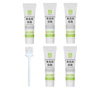 5-Pack O-Ríng Grease | 10g Food-Grade Silicone Lubricant for Coffee Machines, Ice Cream Makers, Water Purifiers | High & Low Temp Resistant Grease for Faucets, Filters, Kitchen Use