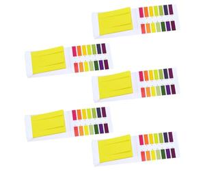 5 Pack of 400 Strips pH Test Strip, Universal pH 1-14 Litmus Paper for Drinking Water, Soil, Saliva, Pool, Fish Tank & Pet Food, Accurate Testing Kit for Home & Lab Use