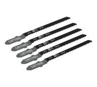5 Pack Of 75mm Wood Jigsaw Blades - 12 Tpi Precision Cutting Set