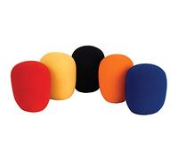 5 Pack of Coloured Microphone Windshields