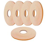 5 Pack of Double Sided Foam Tape - White - 1mm x 10mm x 50m - Security/Glazing/Craft Tape