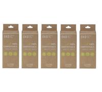 5 Pack Of Eko Compostable Bin Liners 3-6L, 20 Bags