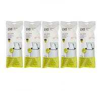 5 Pack Of Eko Plastic Bin Liners Size E 25-35L, 12 Bags