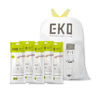 5 Pack Of Eko Plastic Bin Liners Size F-1 18-30L, 20 Bags