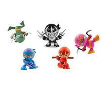 5 Pack of Farty-Fart Ninjas with 10 Motion Activated Fart Sounds! Farty Pack