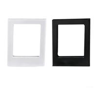 5 Pack of Magnetic Photo Frames for Instax Mini Perfect for Memorable Displays (white)