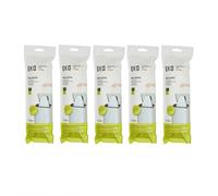 5 Pack Of Plastic Eko Bin Liners Size C 10-15L, 20 Bags