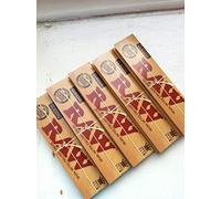 5 Pack of Raw Paper RAW King Size Slim Rolling Papers 5 Booklets = 160 Papers ITK_Trade PACK OF 2