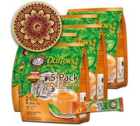 5-Pack OLDTOWN (MilkTea) White Coffee 3 in 1 Asian Instant Coffee Package with a Cork Coaster, old town White Coffee 60 Packets with a Random Flavor Sample Packet (12 Count (Pack of 5)