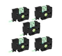 5 Pack P Touch Label Tapes Purple Blue Pink Yellow Compatible for Brother Tze231 TZe 231 MQF31 MQ531 MQE31 Laminated Cassette(5PK Mint Green)