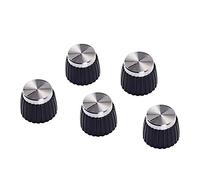 5 Pack Plastic Guitar Amp Knobs for Marshall | construction, easy twist-on, replaces worn