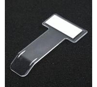 5-Pack Plastic Parking Ticket Holder Clip for Car Windscreen - Mount, Compact 7.4 x 3.95 cm, Fits Pay & Display Permits, Business Cards & N